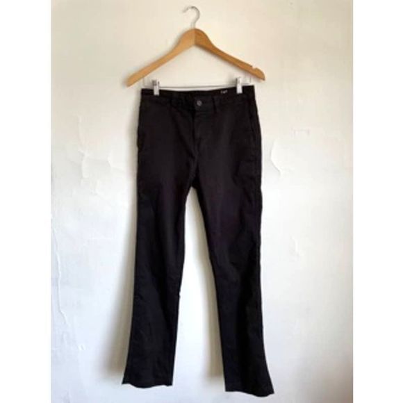 Black Mid Rise Pants - Picture 7 of 11